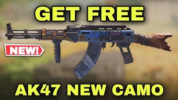 Get Free Ak47 - Trial and Error Camo Cod mobile 🔥😍