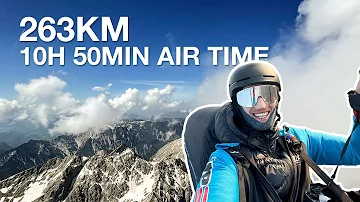 XC Paragliding at Grente | 263km flat triangle