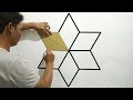 Simple wall painting art || Easy wall art decoration || seni lukisan dinding sederhana