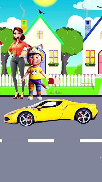 waiting for dad to come home #cartoon #funny #animation #cartoonsticker #shortsvideo