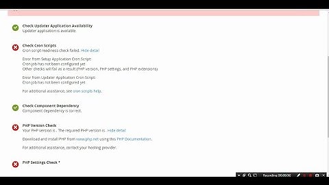 Resolve incorrect PHP version issue on Component Manager | Setup Crontab | Magento