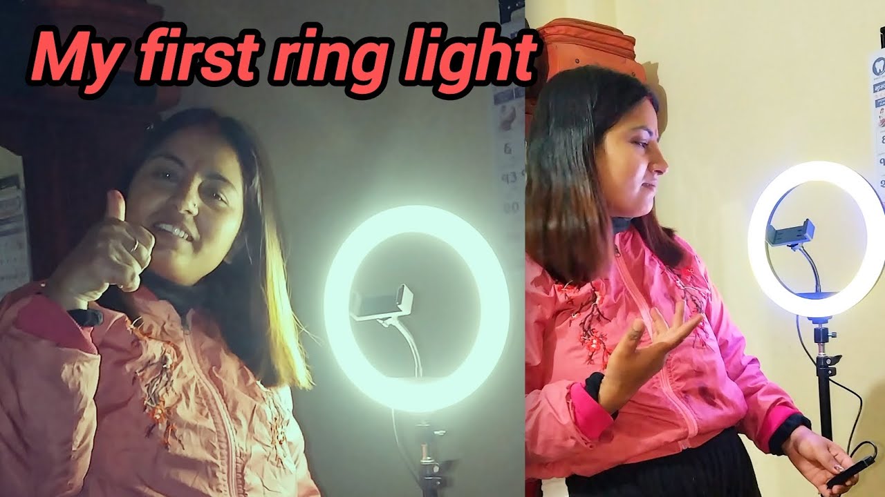 My first ring light for YouTube🔥 