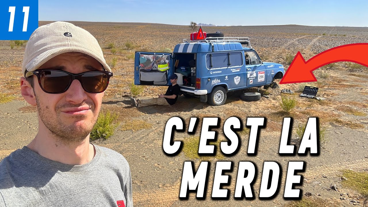 Le PIRE moment pour tomber en panne dans le désert au Maroc - 4L Trophy