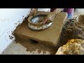 Making of Earthen Oven with Chimney/ Smokeless Chulha, India