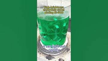 How can high brightness electroless nickel coating be plated on steel parts