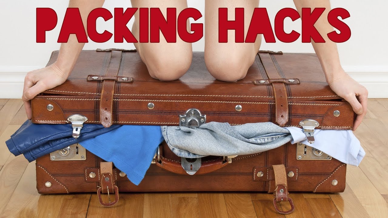 10 Insanely Easy Packing Hacks - YouTube