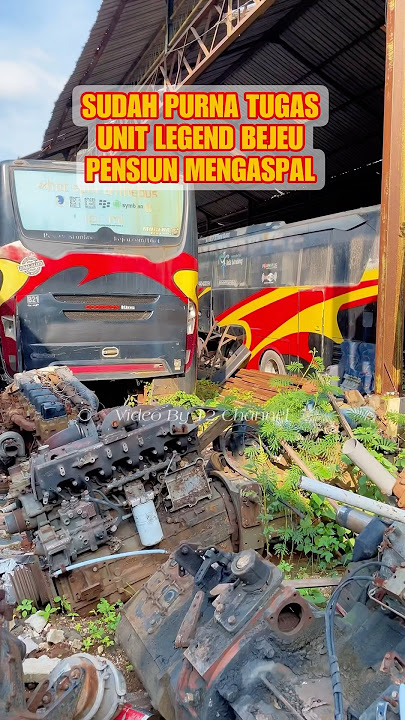 Bus Bejeu Yang Sudah Purna Tugas Pensiun Mengaspal Bus Perintis Legend Balap Pantura Banyak Kenangan