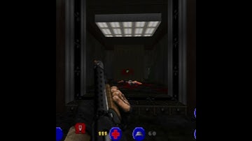 3 kills with one Shotgun shell - - Brutal #Wolfenstein X mod for #Doom #shorts