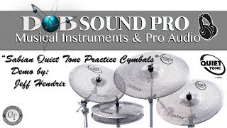 Sabian Quiet Tone Practice Cymbals Set QTPC504 Demo
