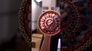 Mirorwork crafting tales and process making tales of handicrafts  #indiandecor #diy #festivevibes