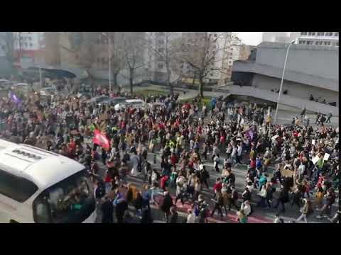 So many people! ClimateStrike in Brussels