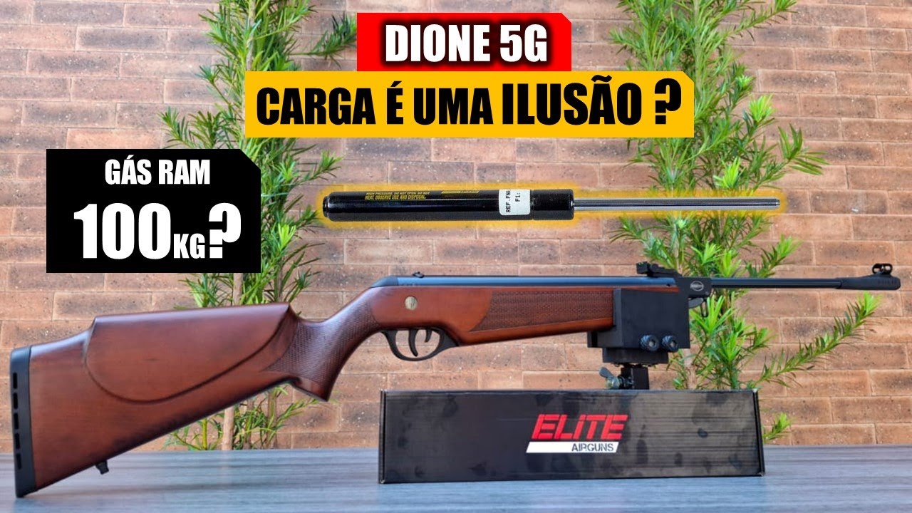 ROSSI DIONE 5G FICOU MELHOR COM 50KG - APRENDA A INSTALAR GÁS RAM ELITE AIRGUNS