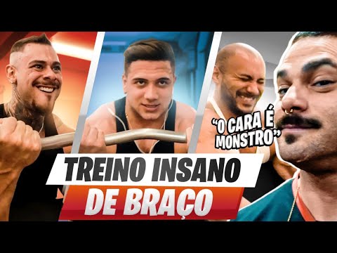 O MELHOR TREINO DE BRAÇO COM O TIME DA MANSAO GROWTH! – LEO STRONDA