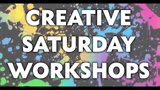 Creative Saturday Workshops at Artspace this Autumn