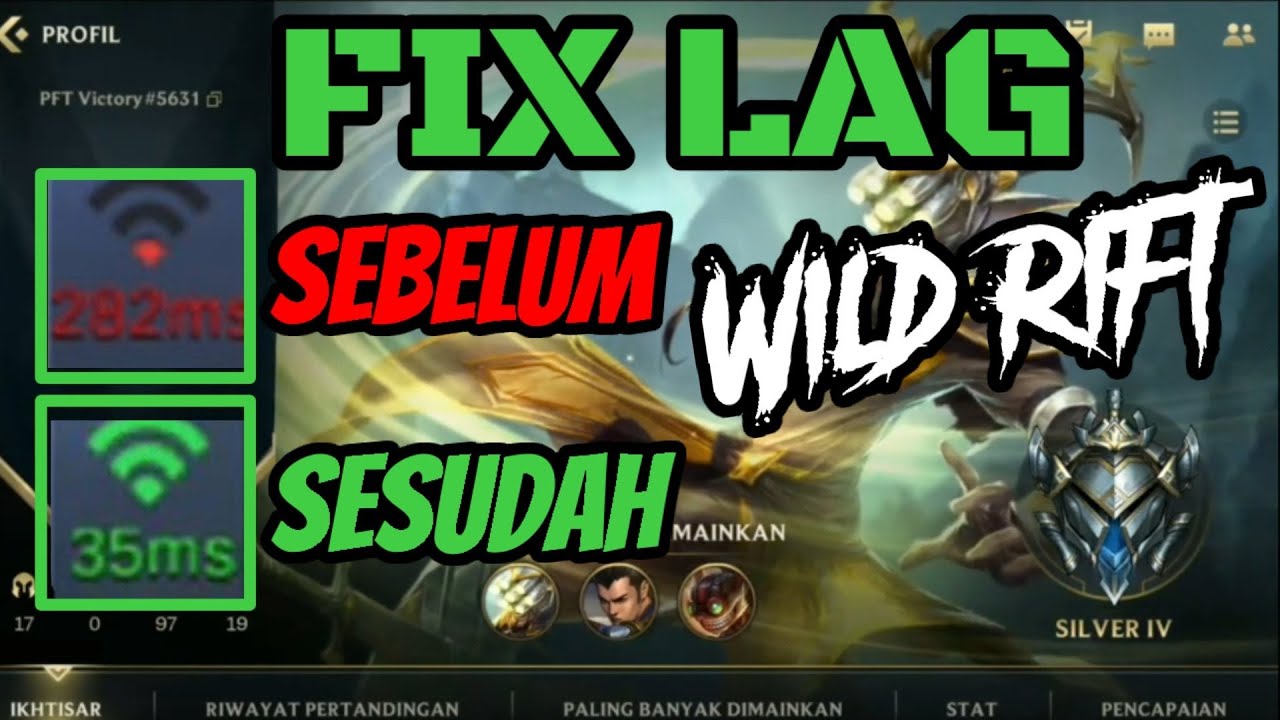 CARA MENGATASI LAG DI LEAGUE OF LEGENDS : WILD RIFT TERBARU NOVEMBER ...