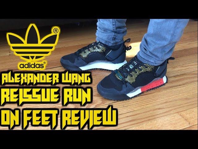 Artesano Halar Comparación ADIDAS ALEXANDER WANG Reissue Run FEET AND DETIALED REVIEW - YouTube