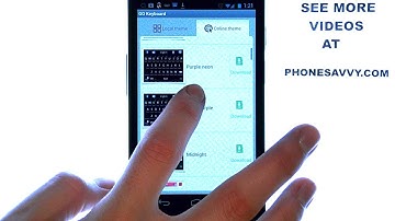 Go Keyboard - App Review - Type with Fashion - Swype texting included