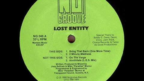 Lost Entity - On The Verge