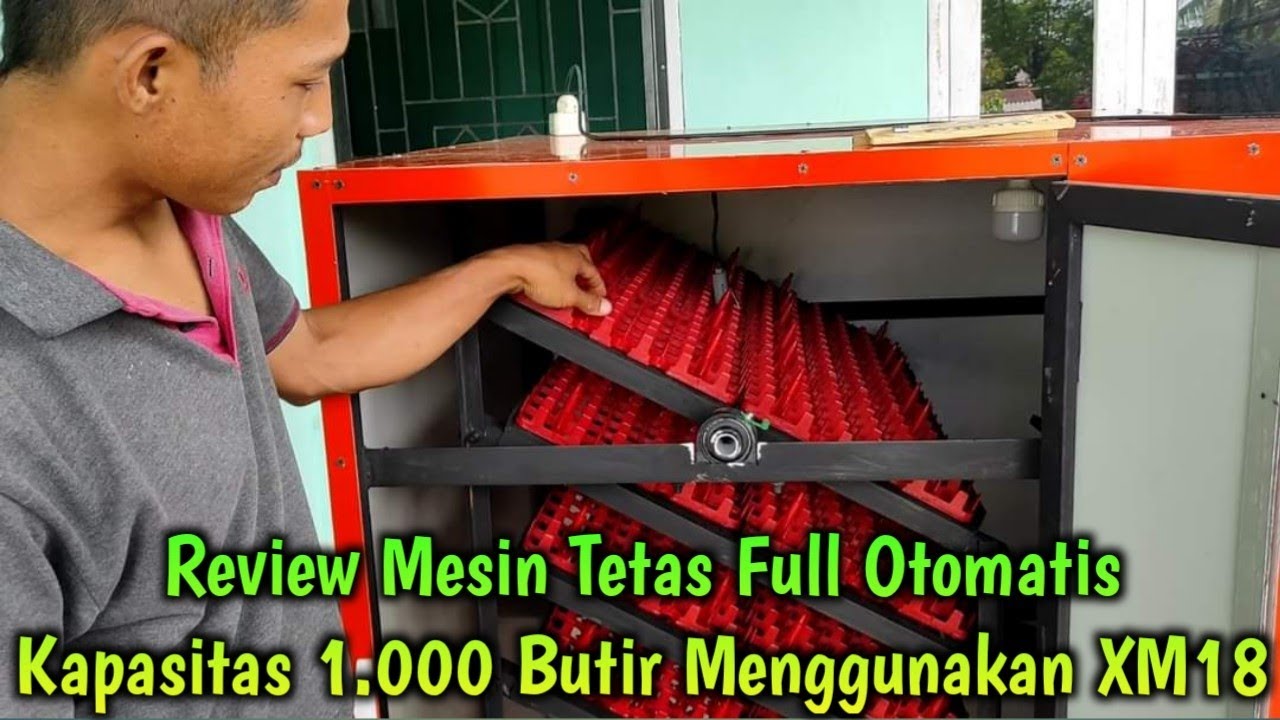 Review Lengkap Mesin Tetas Full Otomatis XM18 Kapasitas 1.000 Butir (Utk Subscriber Sumatera Barat)