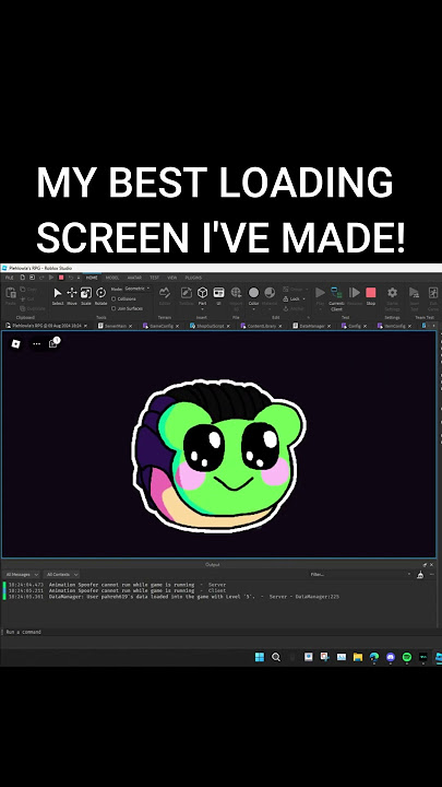 MY BEST LOADING SCREEN MADE!  #plehlowla #roblox #robloxstudio