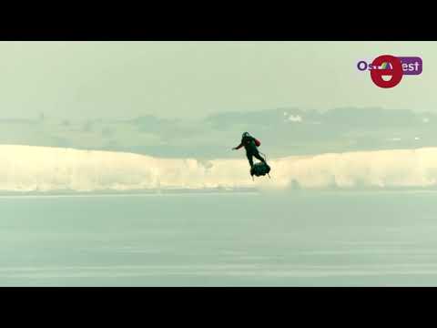 მამაკაცმა ლა-მანშს მფრინავი ჰოვერბორდით გადაუფრინა