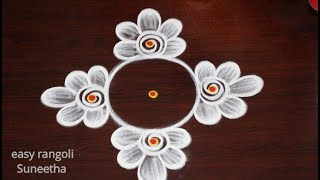 Gokulashtami rangoli designs🌷Easy Janmashtami muggulu kolam for 2022🌷Sri Krishna Foot Prints