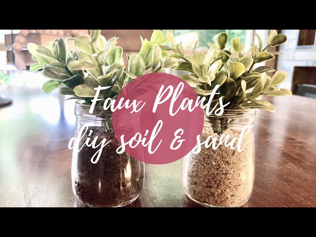 How to Make Fake Soil for Artificial Plants – WAYSAVING