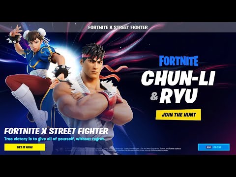 New CHUN-LI & RYU Skins! Fortnite Item Shop Countdown LIVE (Fortnite X Street Fighter) - New CHUN-LI & RYU Skins! Fortnite Item Shop Countdown LIVE (Fortnite X Street Fighter)