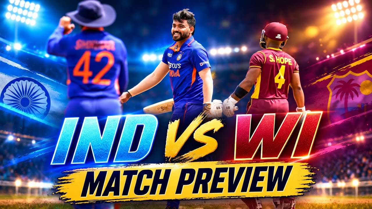 IND VS WI 1st ODI Preview