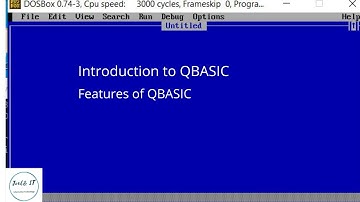 Part- 1: Introduction to QBASIC | Features of QBASIC | in Nepali | for school level students