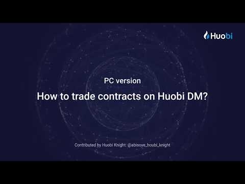 How To Trade Crypto Margin Futures Contracts On Huobi DM Derivative Market PC Version 