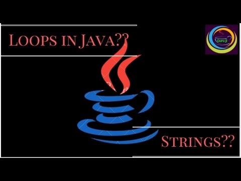 Explain Strings and loops  in java (part-9)............