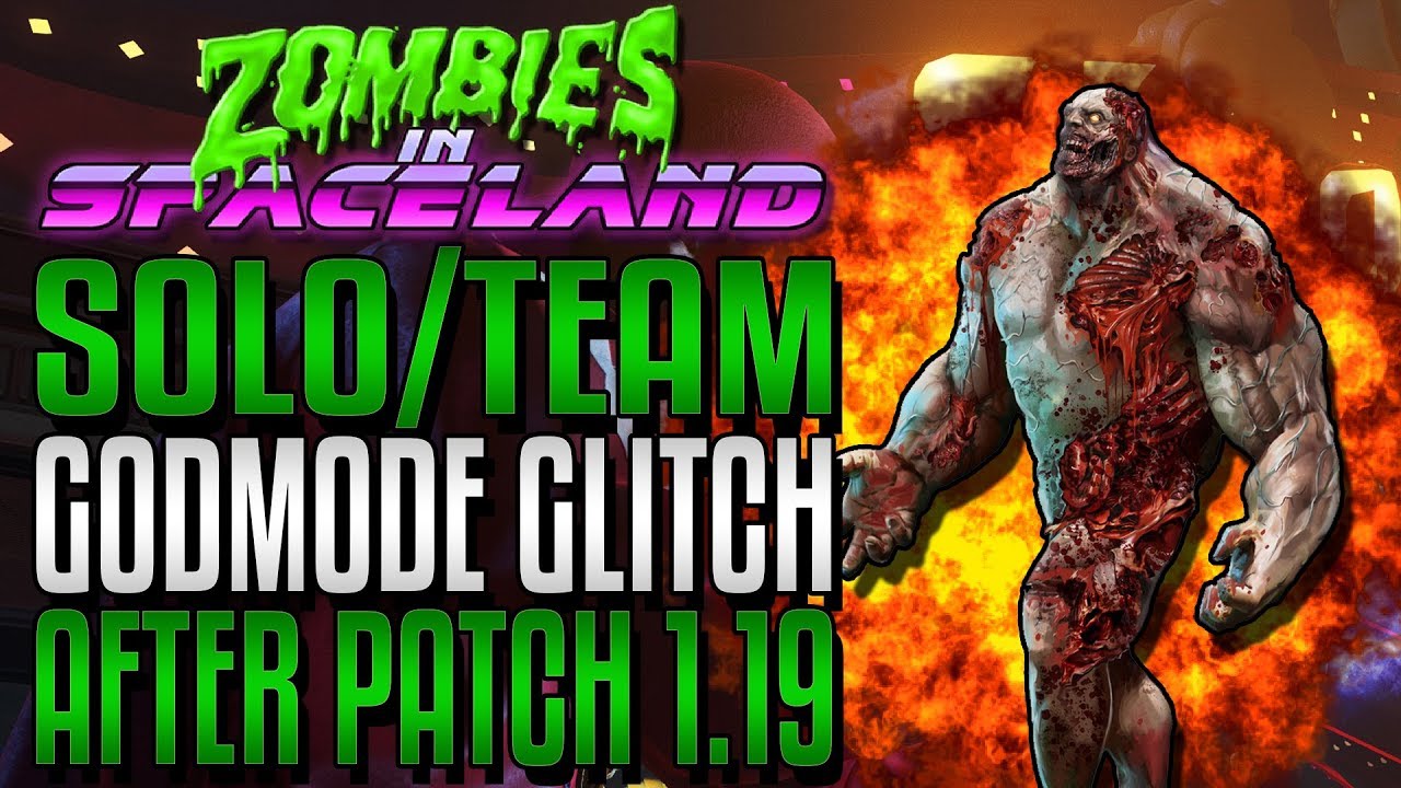 SOLO/TEAM GODMODE GLITCH AFTER PATCH 1.19 ZOMBIES IN SPACELAND (IW ZOMBIES GLITCHES)