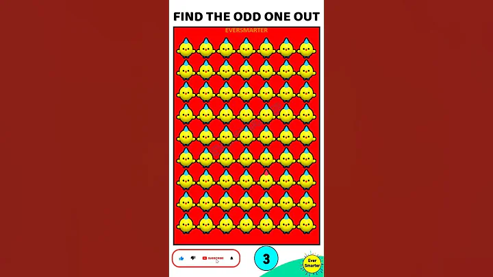 How Good Are Your Eyes | Find The Odd One Out | Eye Challenge | Find the differences | #shorts