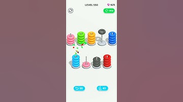 Level-550 in color hoop stack