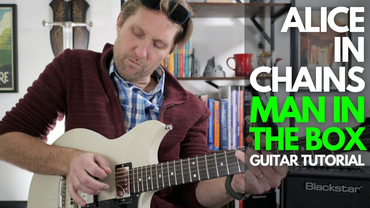 Man in the Box by Alice In Chains Guitar Tutorial - Guitar Lessons with Stuart!