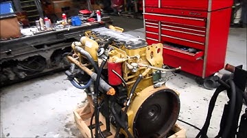 Good Cat C7 Acert Engine Running