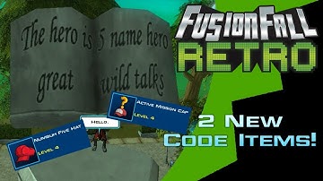 Active Mission Cap and Numbuh 5 Hat - New Code Items! - FusionFall Retro