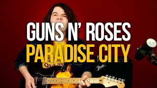 Как играть Guns N' Roses Paradise City на гитаре [1/2]