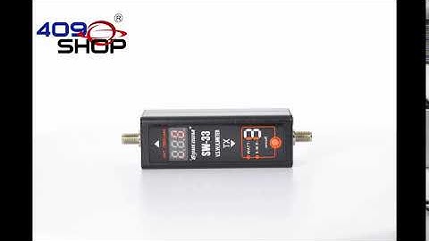 SURECOM SW-33 markII 125-525 Mhz Mini Digital VHF/UHF Power & SWR Meter