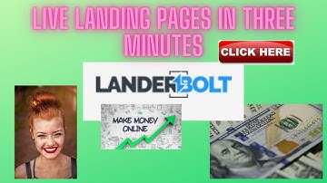 🟢landerbolt review🟡Build- a landing page in less than 3 minutes