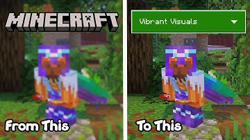 My Vibrant Visuals Setting! No Lag, Good Performance (Minecraft Vibrant Visuals)