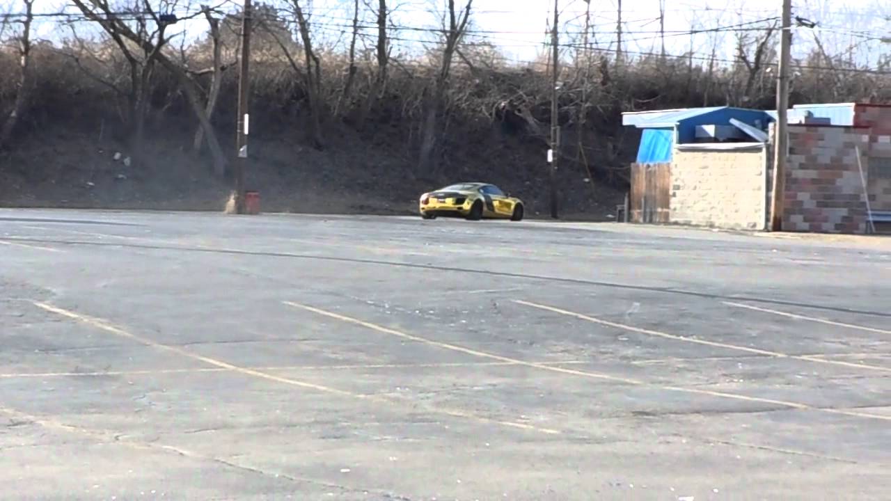 Tyga driving his car before Careless World Tour (Toledo, OH)
