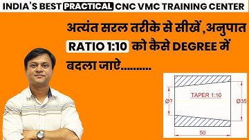 CNC THEORY FOR PROGRAMMING ON RATIO CONVERSION IN DEGREE|CNC PROGRAMMER