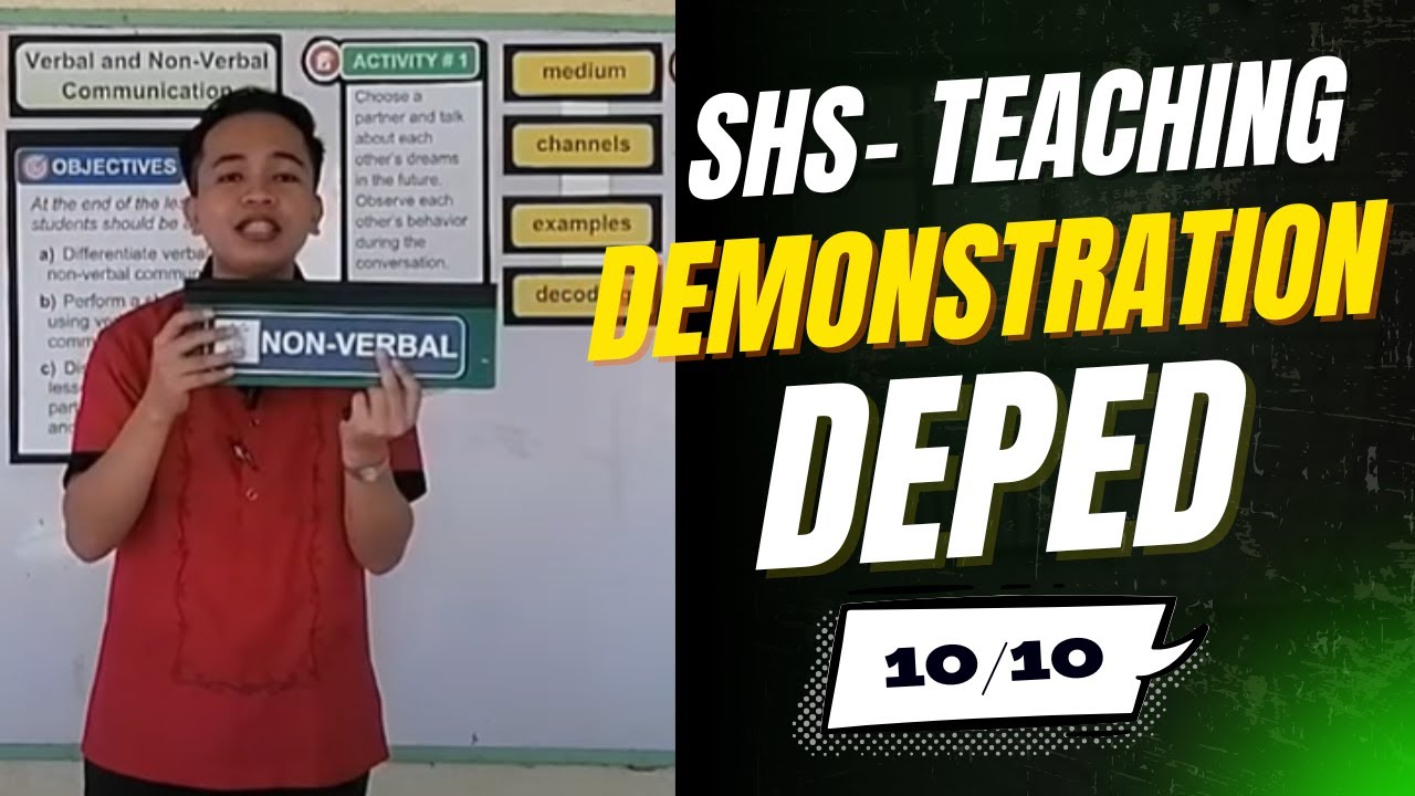 SHS Teaching Demo for DepEd Ranking 2026 by Louie Johnson P. Bastasa
