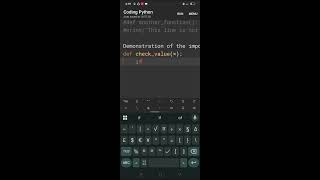  (Level 1 problem 1) create a program that applies python idention