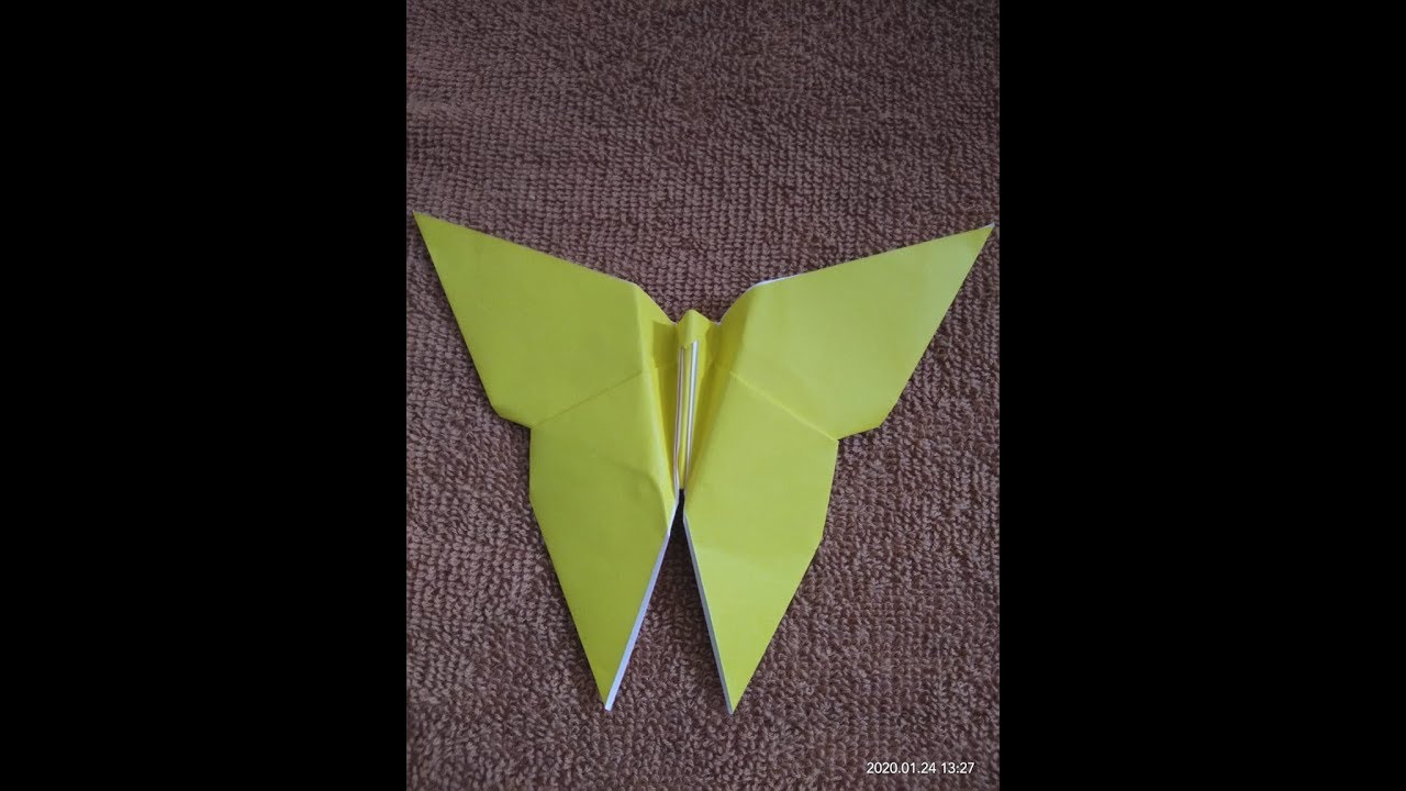  Cara Membuat kupu kupu dari kertas origami  YouTube