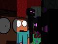 😂Enderman Encounter in Hardcore mode #minecraft #minecraftshorts