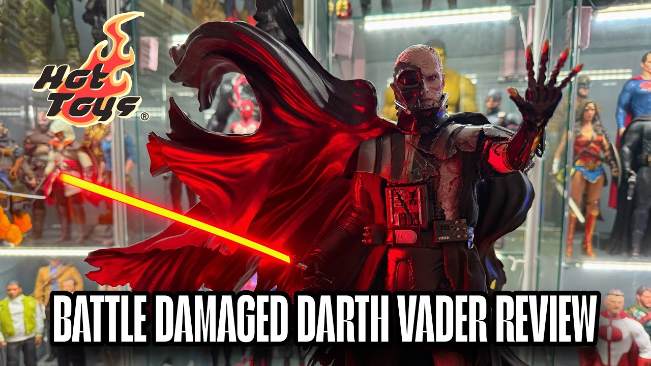 The BEST Darth Vader yet? 🤔  [Hot Toys Battle Damaged Darth Vader Deluxe Edition Review] 