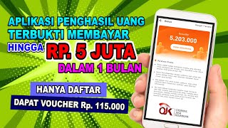 Dibayar Hingga 5 Juta Dalam 1 Bulan Dari Aplikasi Penghasil Uang 2021 Terbukti Membayar Ini